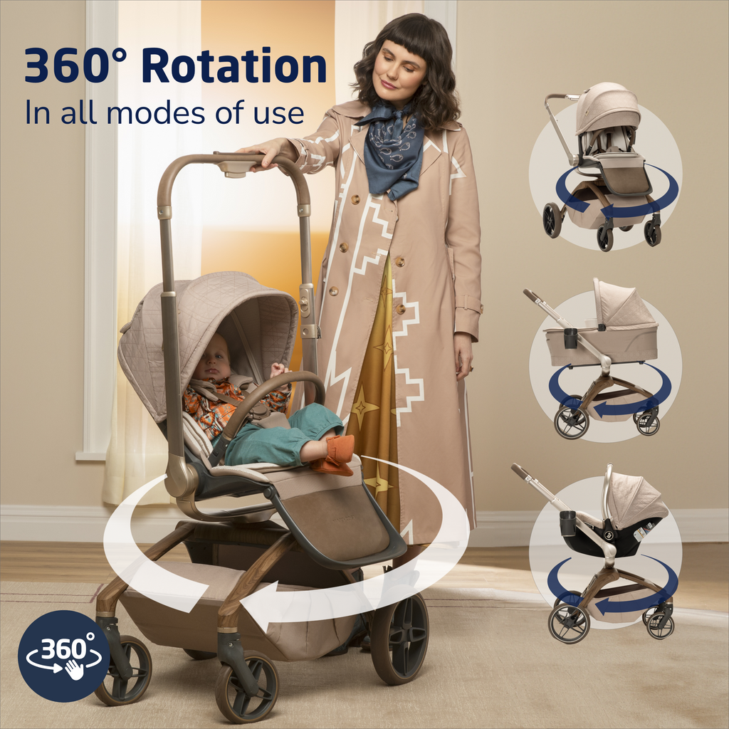 Tana 360° Rotating Travel System with Peri™ 180° in Natural Heritage